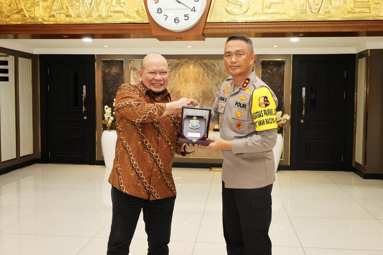 Silaturahmi dengan Kapolda Jatim, Ketua DPD RI Bahas Pentingnya Kembali ke Sistem Negara Sesuai Panc