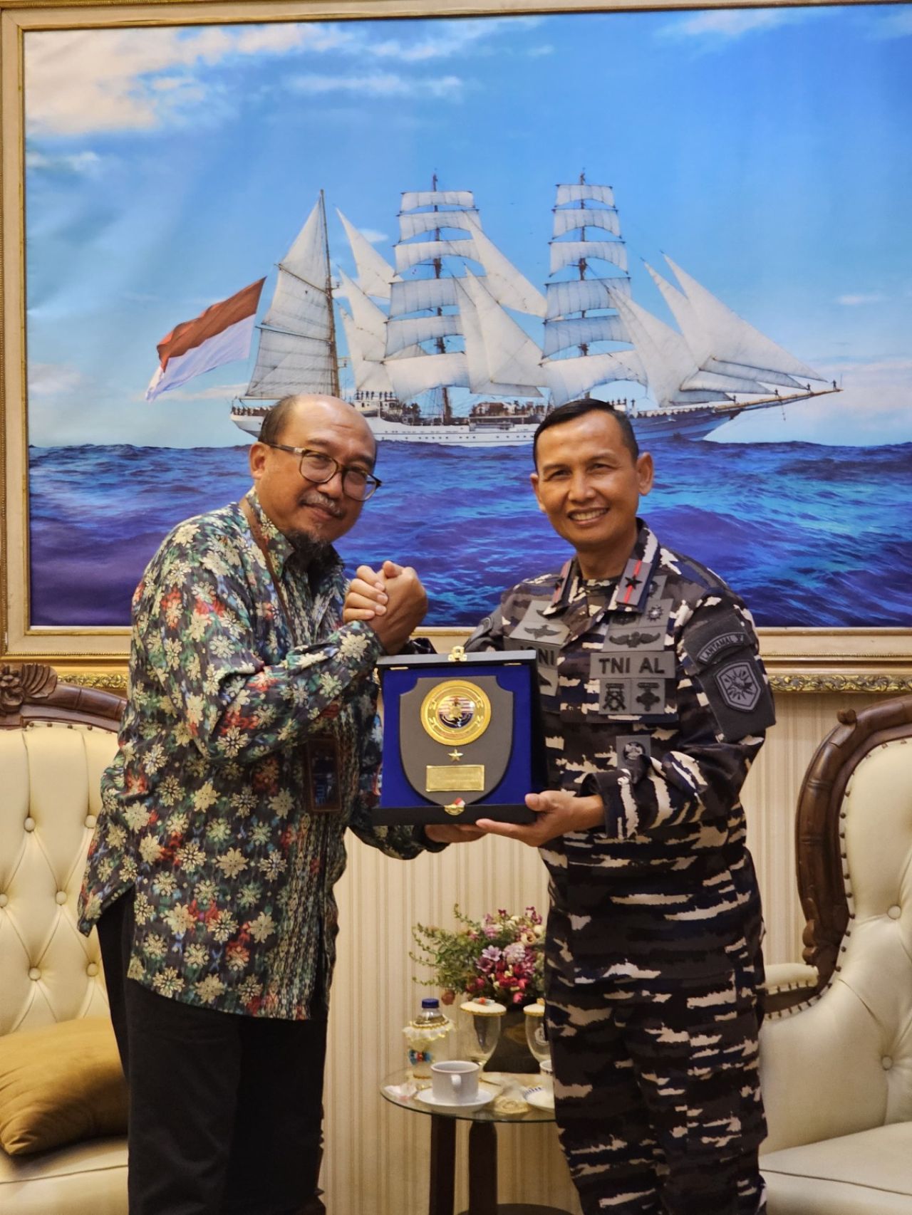 Tingkatkan Sinergitas dengan Lantamal, PLN UIP JBTB Sinergikan Pembangunan Proyek Strategis Nasional