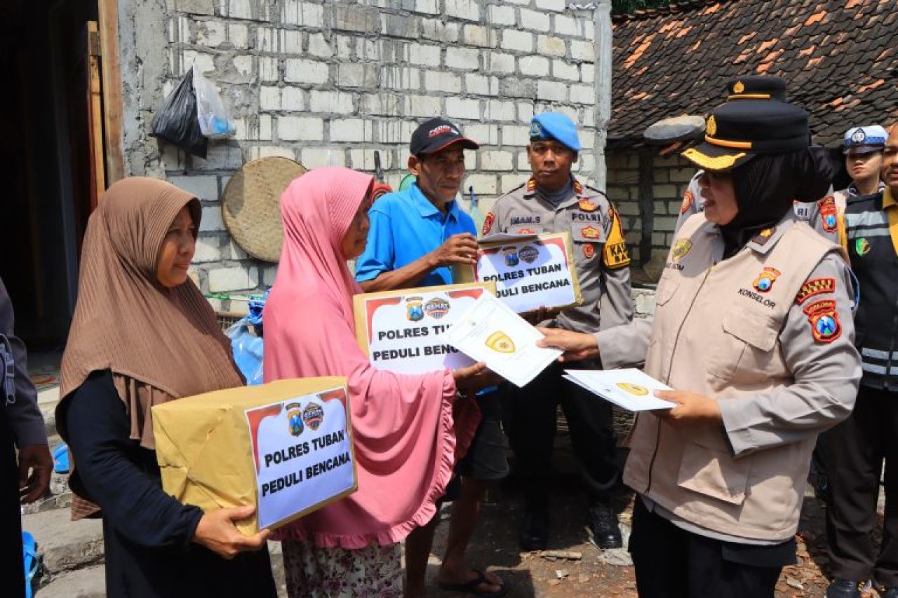 Beri Konseling dan Pendampingan Psikologi, Polres Tuban Tunjukkan Kepeduliannya kepada Korban Terdampak Gempa