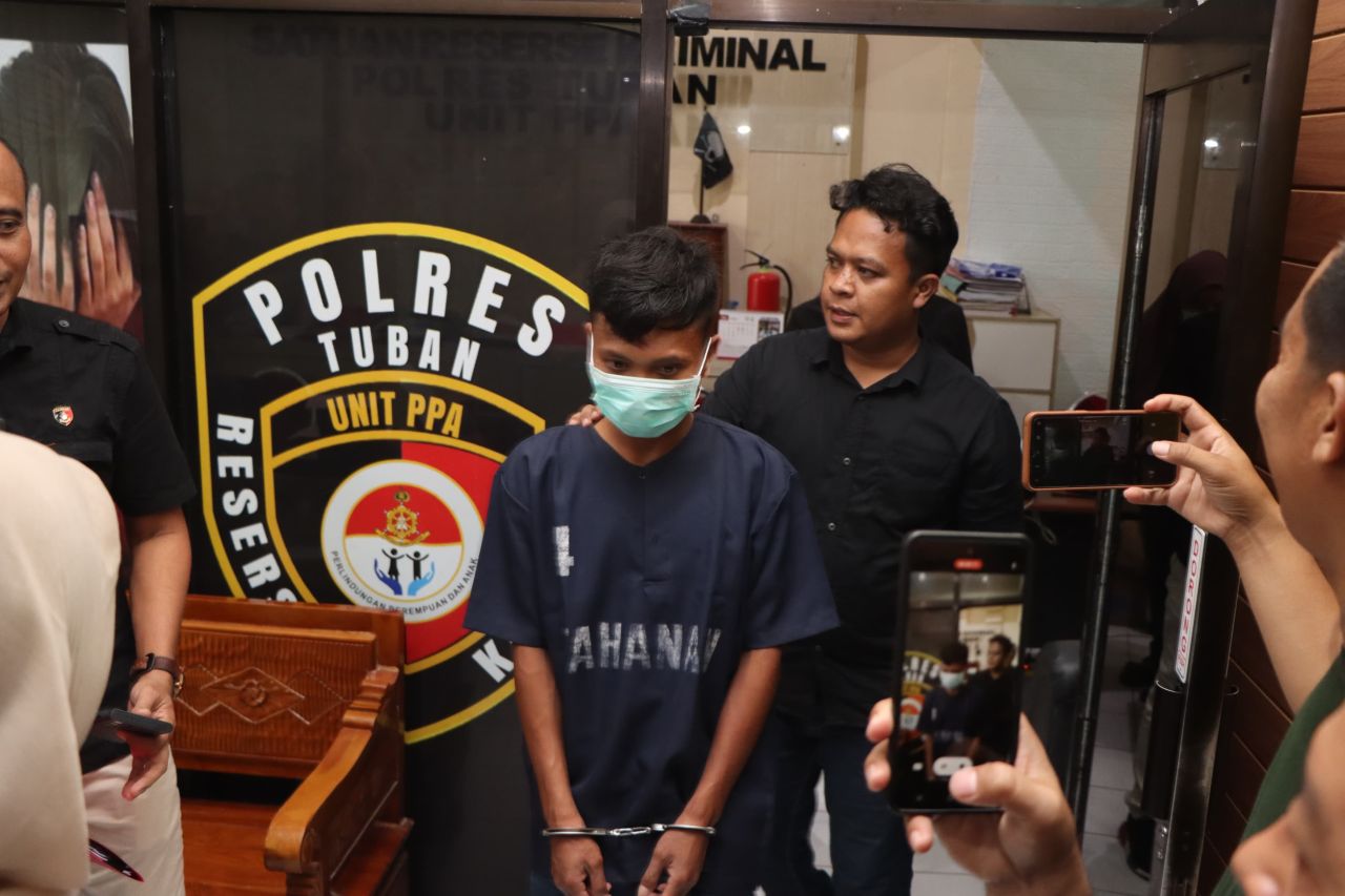 Polisi Amankan Seorang Pemuda di Tuban Diduga Pelaku Begal Payudara