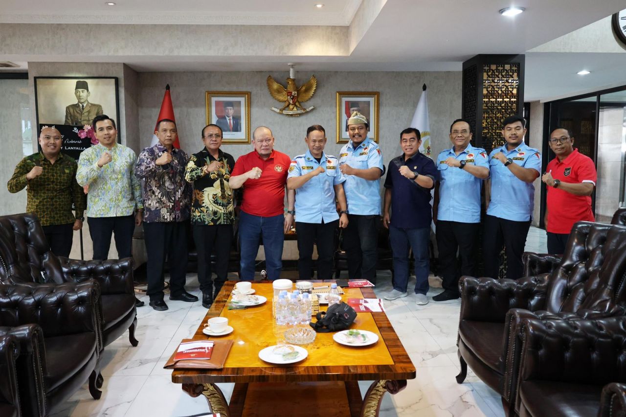 Bertemu GPN 08, Ketua DPD RI Siap Kawal Presiden Terpilih Prabowo Perkuat Pancasila   