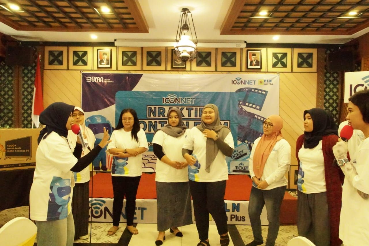 ICONNET Gelar Nobar dan Gala Dinner Bersama Pelanggan Setia di Lawu Plaza Mall, Madiun