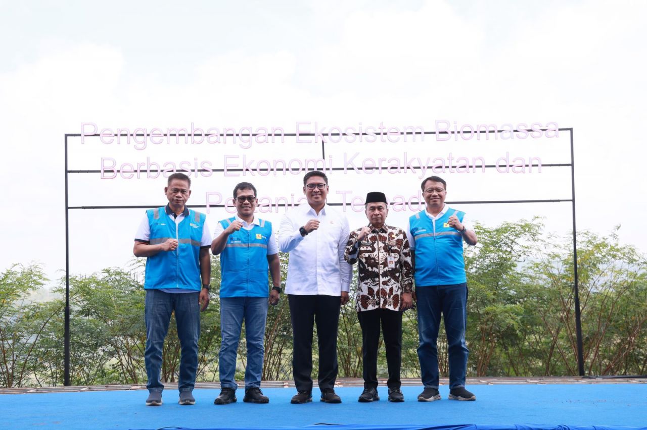 Terus Kembangkan Bahan _Co-Firing_ Biomassa, PLN Bersama Kementan Luncurkan Model Pertanian Terpadu