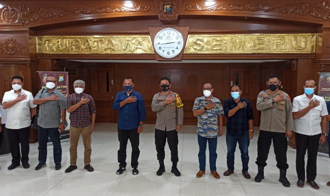 Perangi Berita Hoax Di Wilayah Jatim, Kapolda Jatim Gandeng PWI