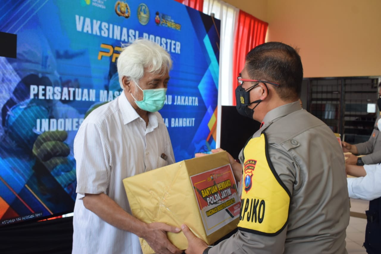 Wakapolda Jatim Apresiasi Capaian Vaksinasi Sidoarjo