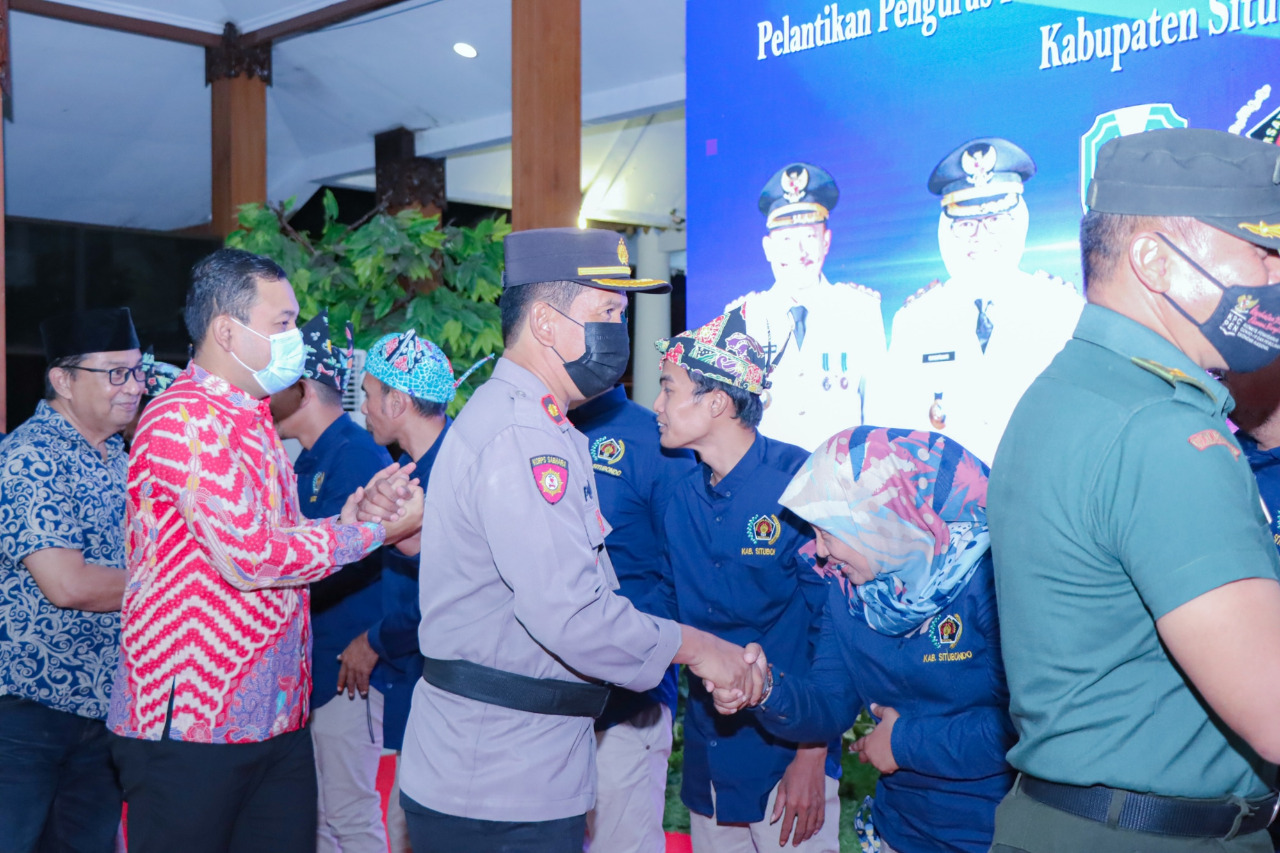 Pesan Kapolres Situbondo pada Pelantikan Pengurus PWI Persiapan