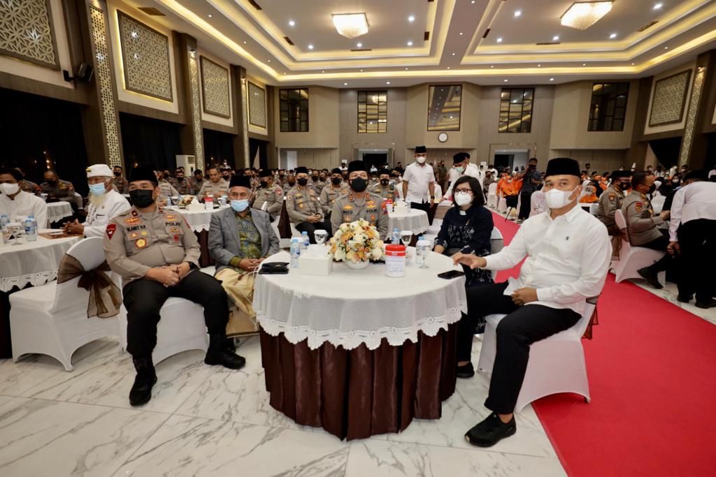 Doa Bersama Peringatan Hari Bhayangkara ke 76 di Polda Jatim dan Serentak Seindonesia