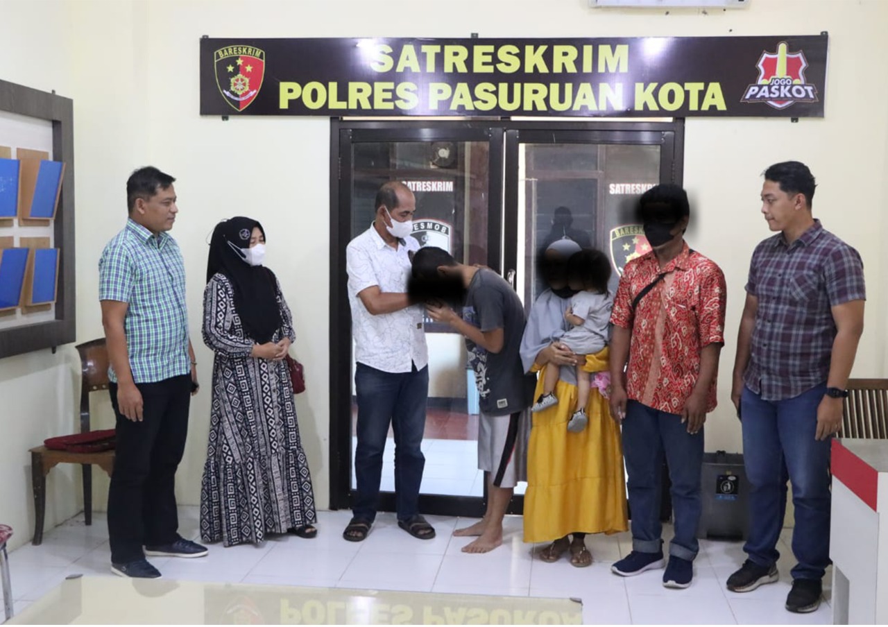 Pelaku Ilegal Acces Dimaafkan Korban, Polres Pasuruan Kota Terapkan Restorative Justice