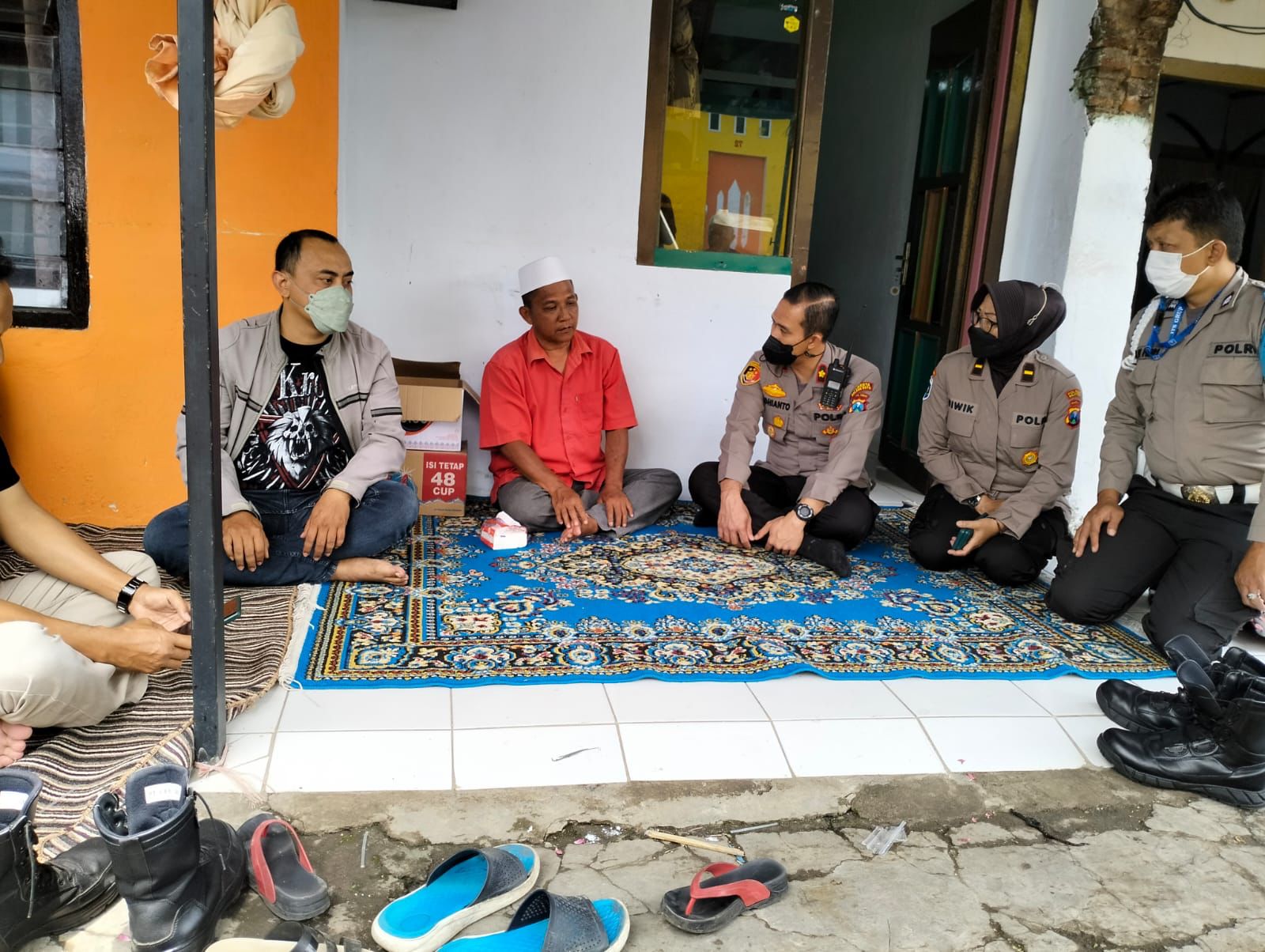 Turut Belasungkawa Kepada Korban Stadion Kanjuruhan, Polresta Malang Kota Kunjungi Rumah Duka