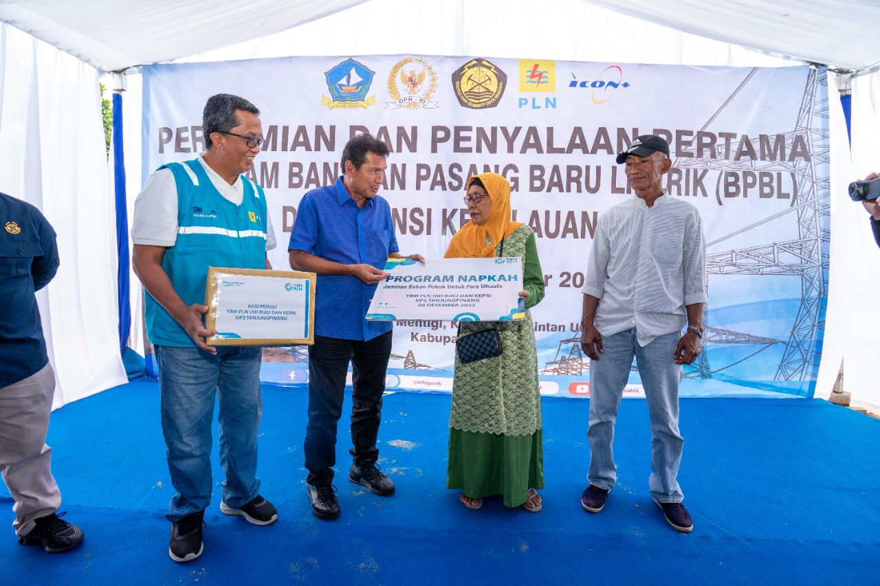 Kini, 631 Keluarga Tak Mampu di Provinsi Kepri Bisa Nikmati Akses Listrik PLN