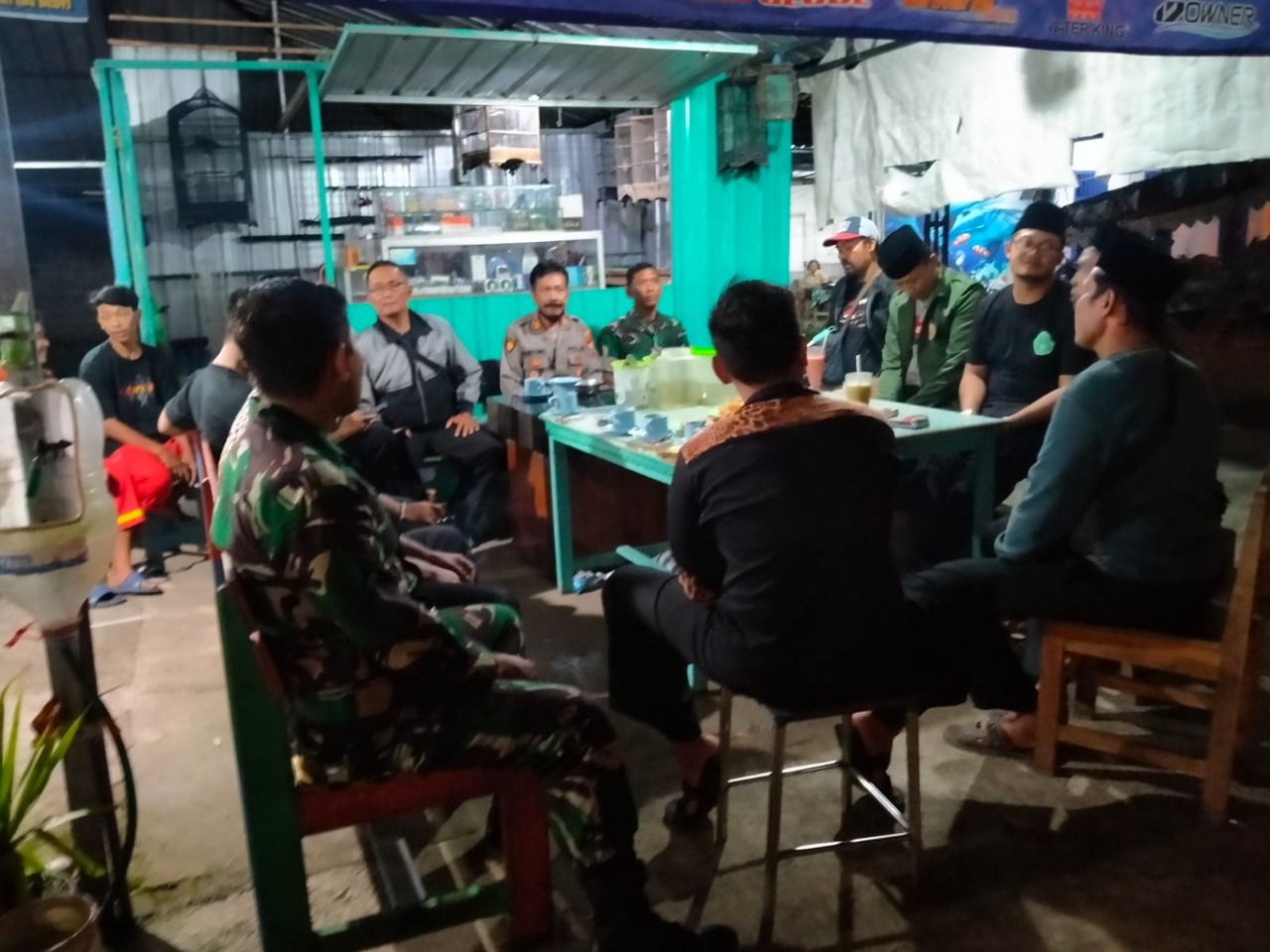 Polres Tulungagung Ajak Paguyuban Pencak Silat Ngopi Bareng
