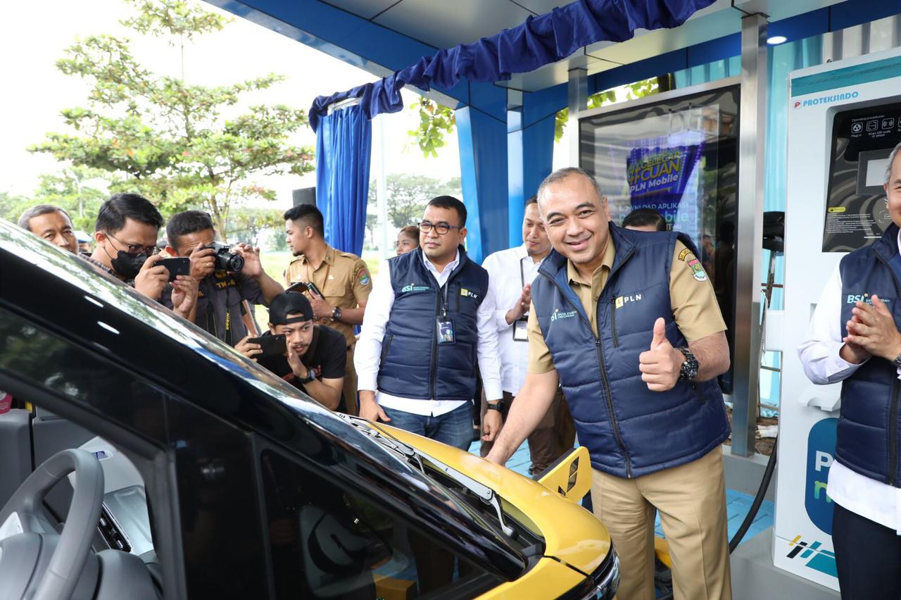 PLN Tambah SPKLU _Fast Charging_ di Cikupa, Terintegrasi dengan Aplikasi PLN Mobile