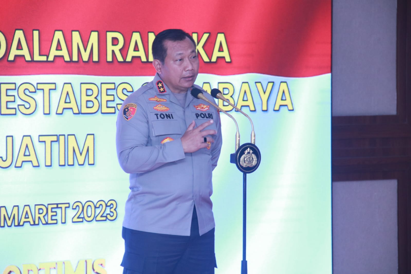 Kapolda Jatim Pimpin Sertijab Kapolrestabes Surabaya