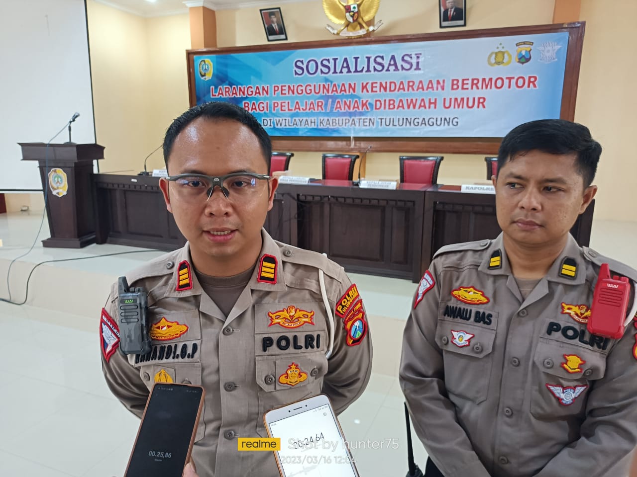 Polres Tulungagung Gandeng Dinas Pendidikan Sosialisasikan Kamseltibcar Lantas