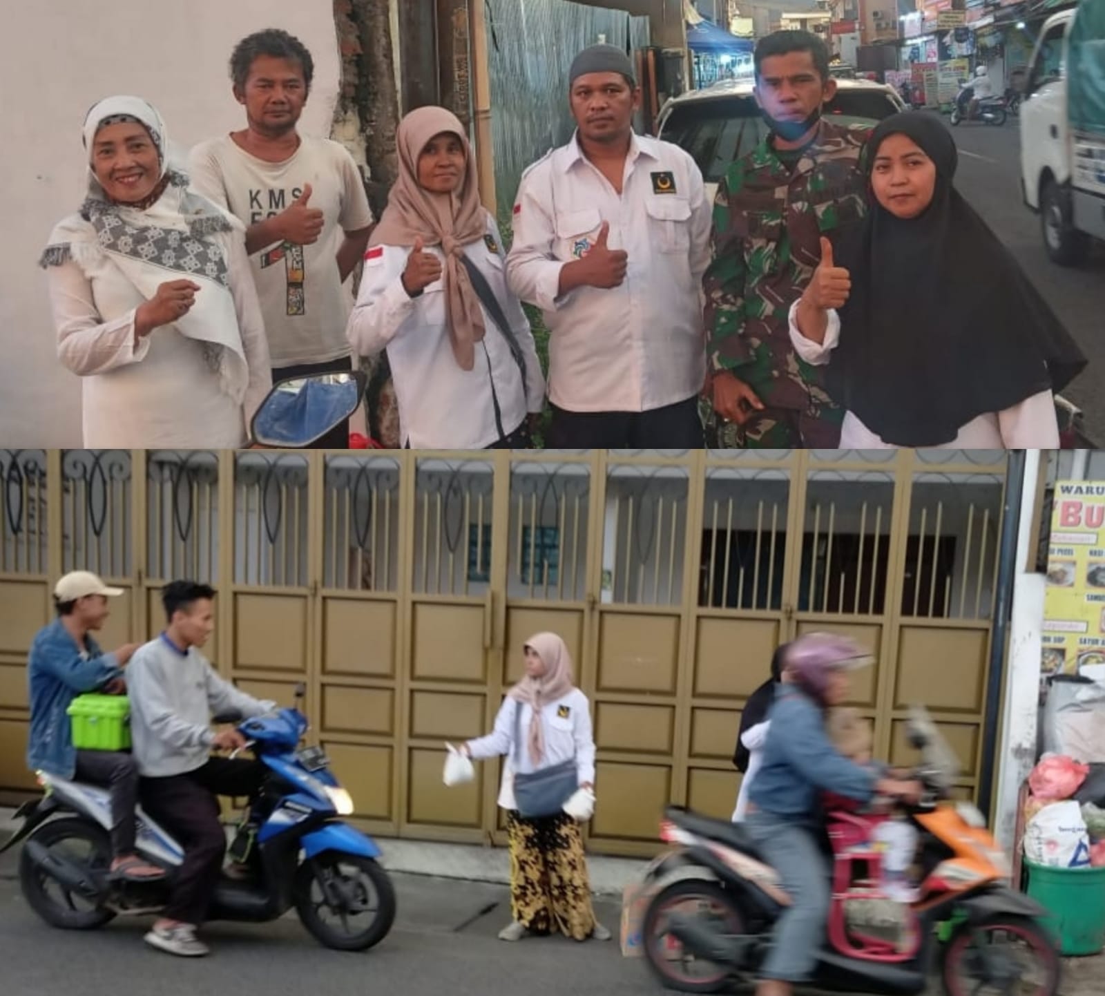 Tebar Kebaikan di Bulan Ramadhan Partai Bulan Bintang Kota Surabaya Bagi Takjil
