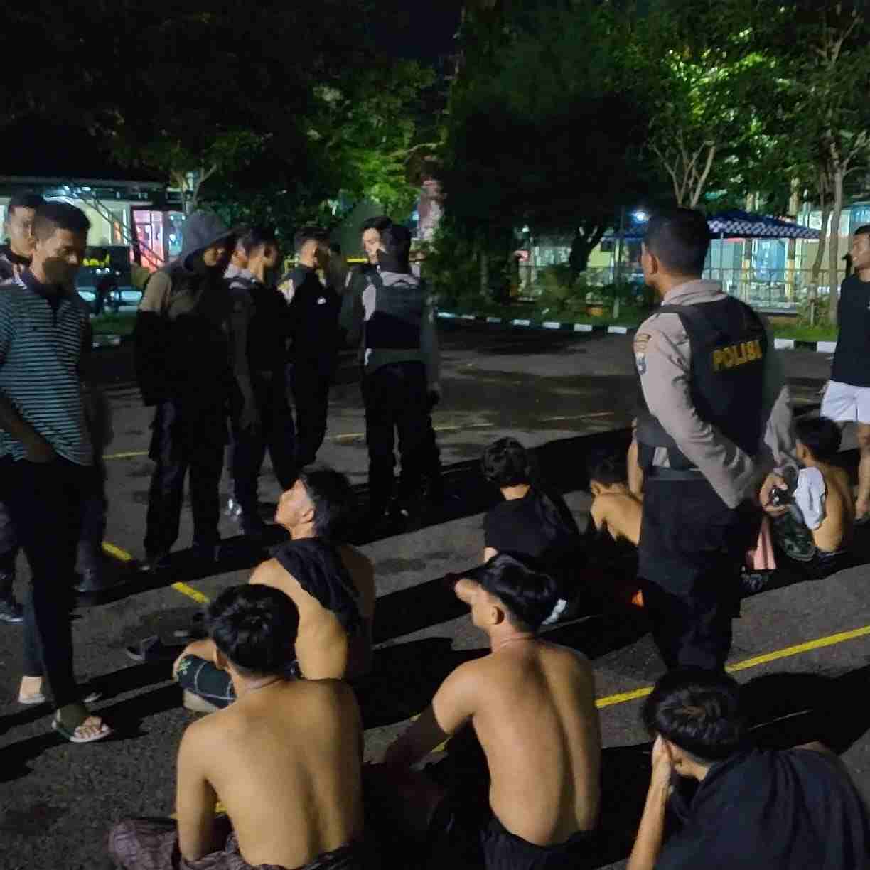 Polres Sampang Amankan 10 Remaja Pelaku Tawuran Jelang Sahur