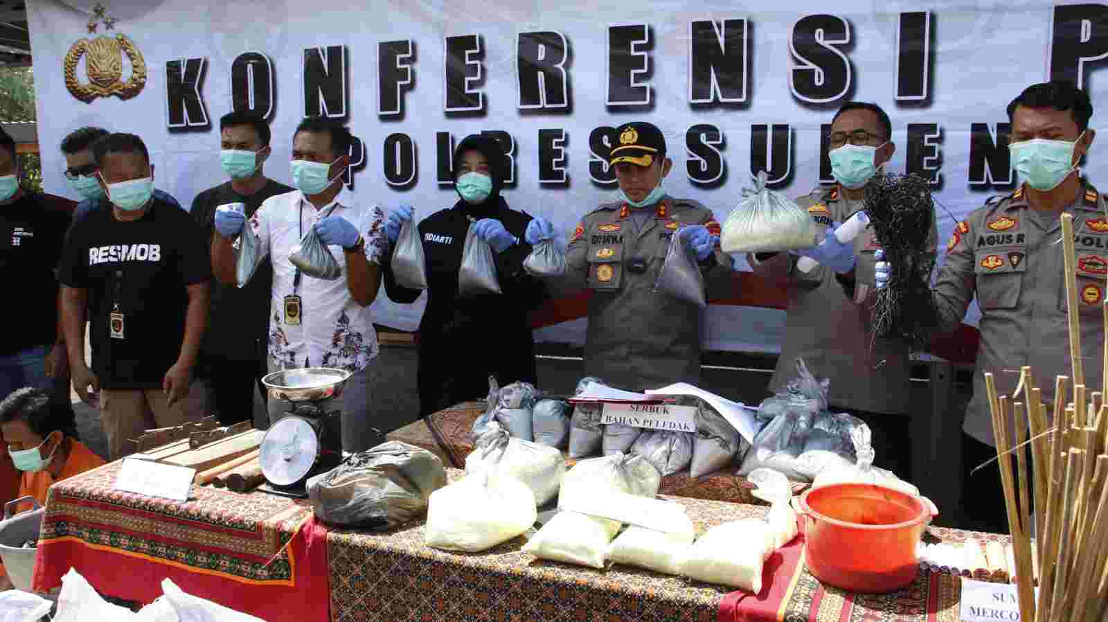 Polres Sumenep Berhasil Amankan 4 Tersangka Terkait Kasus Bahan Peledak