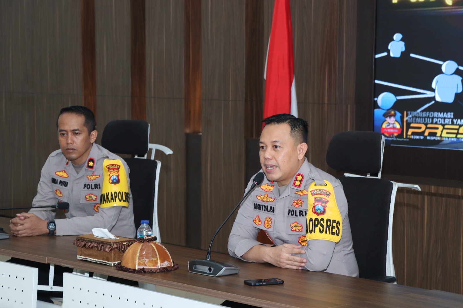 Hadapi Tahun Politik, Polres Gresik Ajak Awak Media Jaga Kondusifitas Kamtibmas