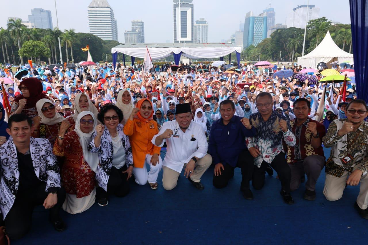 Buka HUT ke-73 IGTKI PGRI, Ketua DPD RI Paparkan 7 Langkah Pendidikan Berkualitas dan Bermartabat