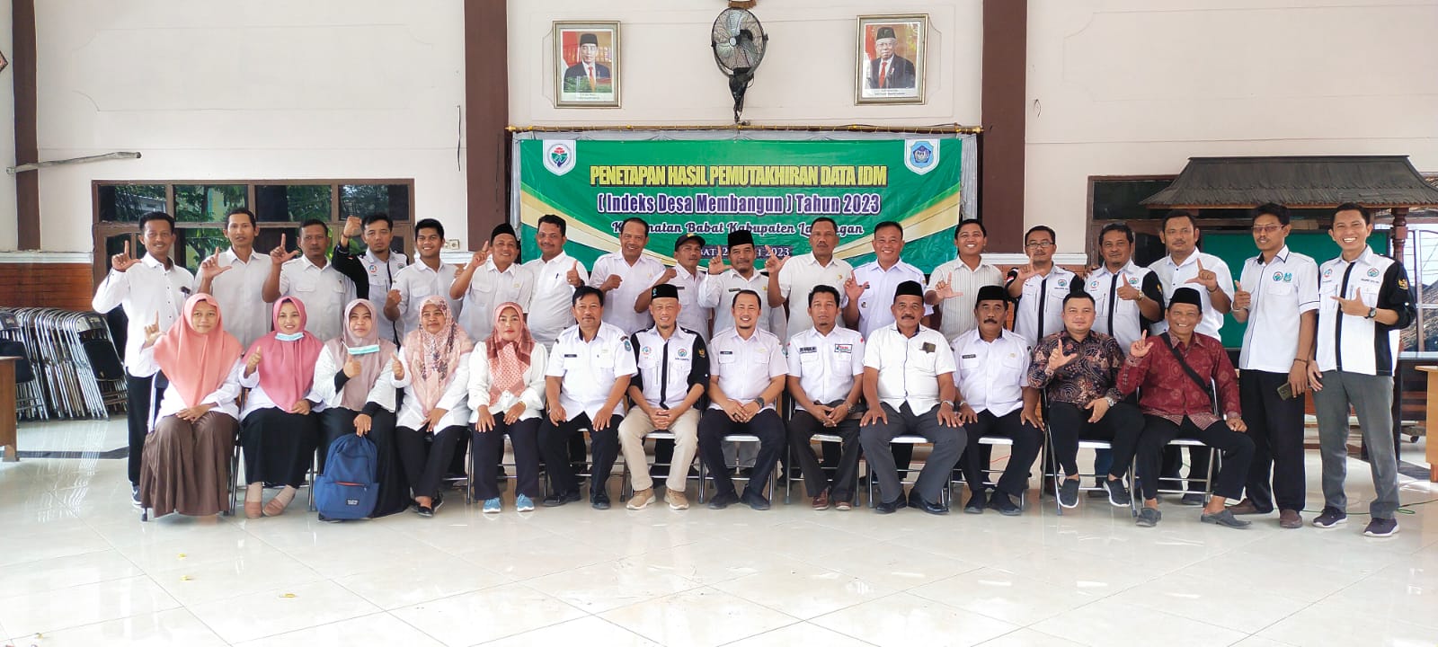 Kecamatan Babat Gelar Penetapan Hasil Indeks Desa Membangun (IDM) 2023. Jumlah Status Desa Mandiri Meningkat