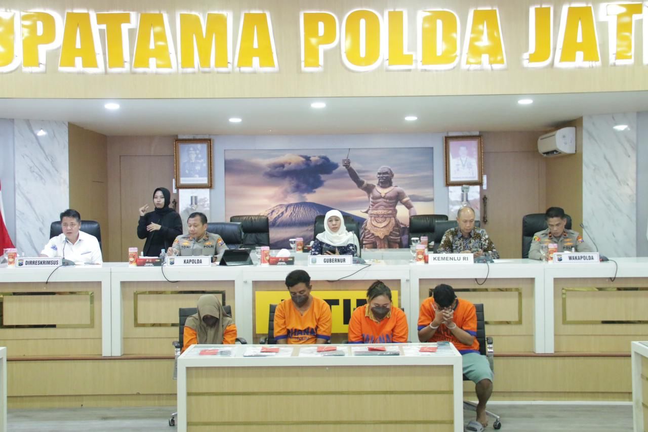 Polda Jatim Berhasil Pulangkan 6 PMI Korban TPPO dari Thailand ke Indonesia