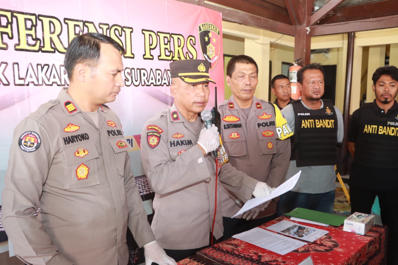 Polisi Berhasil Amankan Tiga Tersangka Begal Bersajam di Citraland Surabaya