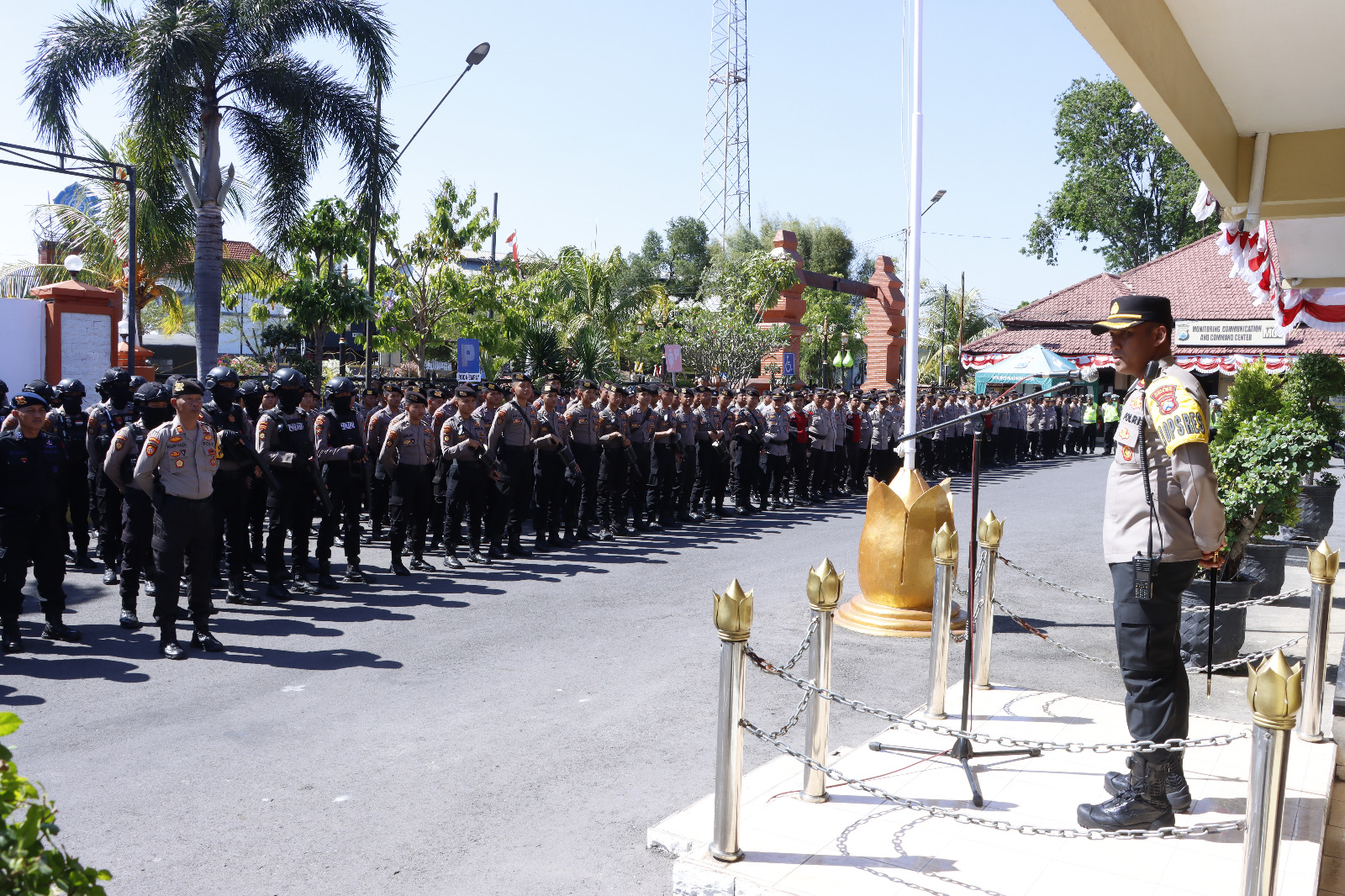 Amankan Suro 2023 Hari Kedua, Polres Madiun Kota Perketat Penjagaan Menuju Padepokan PSHT
