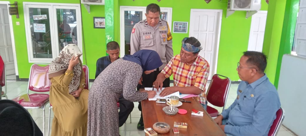 Problem Solving, Polisi RW Polres Lumajang Mediasi Dugaan Pencurian Gas LPG Terduga Pelaku Dibawah Umur