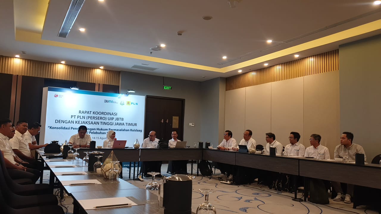 Dalam Upaya Rangka Pengamanan Aset Negara, PLN UIP JBTB Sinergi dengan Kejaksaan Tinggi Jawa Timur