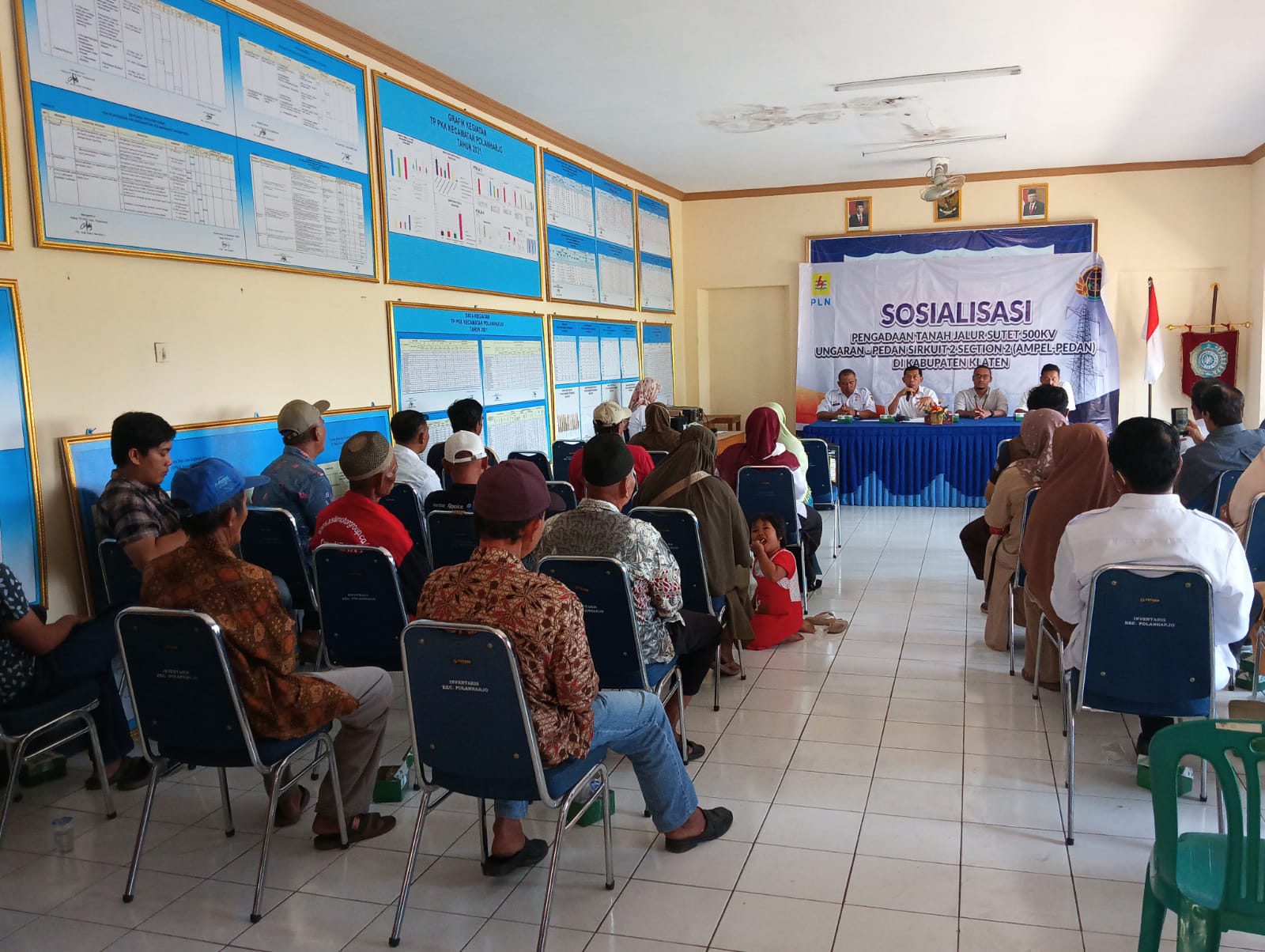 Gencar Upayakan Percepatan SUTET 500 kV Ungaran-Pedan Sirkuit 2 Section 2, PLN Gelar Sosialisasi Pengadaan Tanah ke Masyarakat Kecamatan Polanharjo