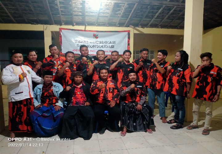 Bangkitkan Semangat, Ormas Pemuda Pancasila PAC Sarang Gelar Rakor