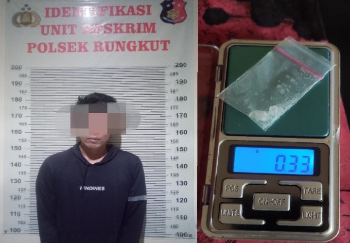 Polisi Tangkap Kurir Sabu Asal Sidoarjo