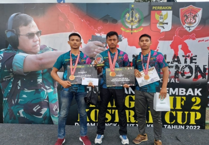 PRAJURIT YONARHANUD 2 MARINIR JUARA LOMBA TEMBAK PANGDIV 2 KOSTRAD CUP